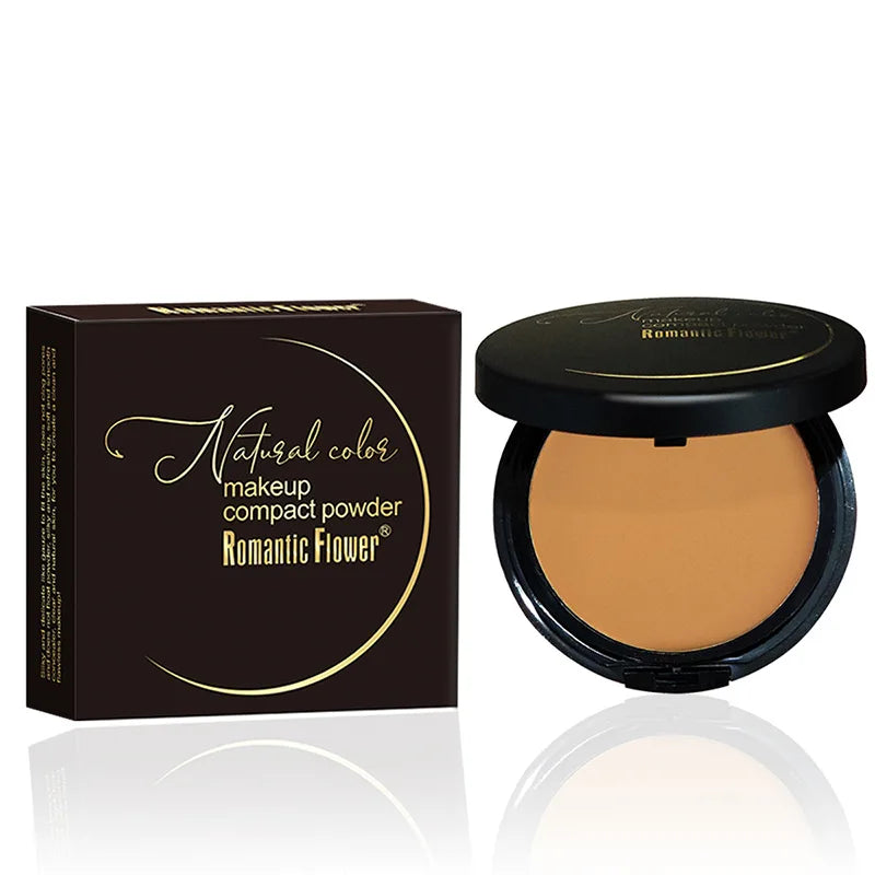 Sweat-Resistant Contouring Powder Palette – Matte Buildable Coverage for All Skin Tones with Highlight & Shadow