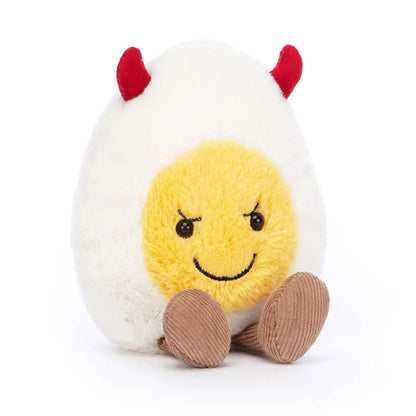 Lovely Soft Boiled Egg Cat Toy – Creative Pet Doll, Happy Smile Plush for Home, Holiday & Kids Gift