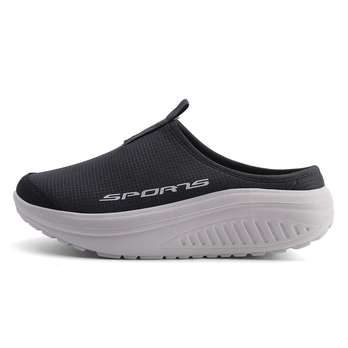 Women's Height-Increasing Walking Shoes - Lightweight Thick-Soled Casual Sport Sneakers