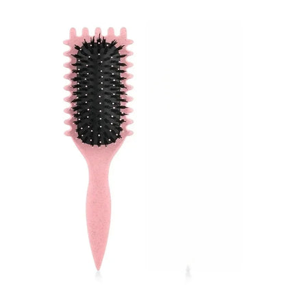 Salon Curly Hair Styling Brush – Detangling & Shaping Tool for Men’s and Women’s Curls