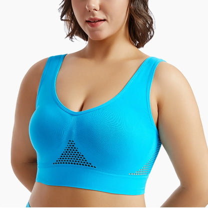 Women’s Shockproof Sports Bra — High-Support Running & Fitness Yoga Vest | Anti-Sag Soft Comfort