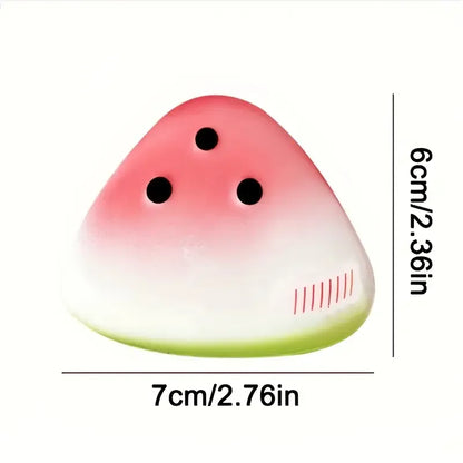 Anti-Stress Squishy Watermelon Toy – Soft Ice Skin Slow Rebound Squeeze Decompression Stress Relief Fidget Toy for Relaxation