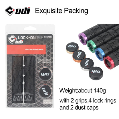 ODI RG01 Bicycle Handlebar Grips – Anti-Slip Lock-On Shock Absorbing MTB & Road Bike Grips