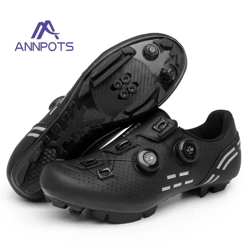 Non-Slip Mountain Bike Cycling Shoes - Unisex MTB Road Racing Sneakers for Men & Women Outdoor Riding
