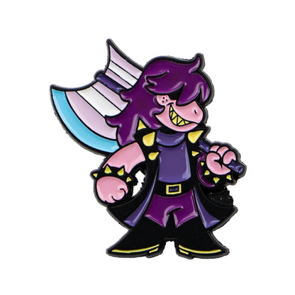 Cartoon Game Enamel Pins - Anime Pixel Brooch Lapel Badges for Backpacks & Clothing