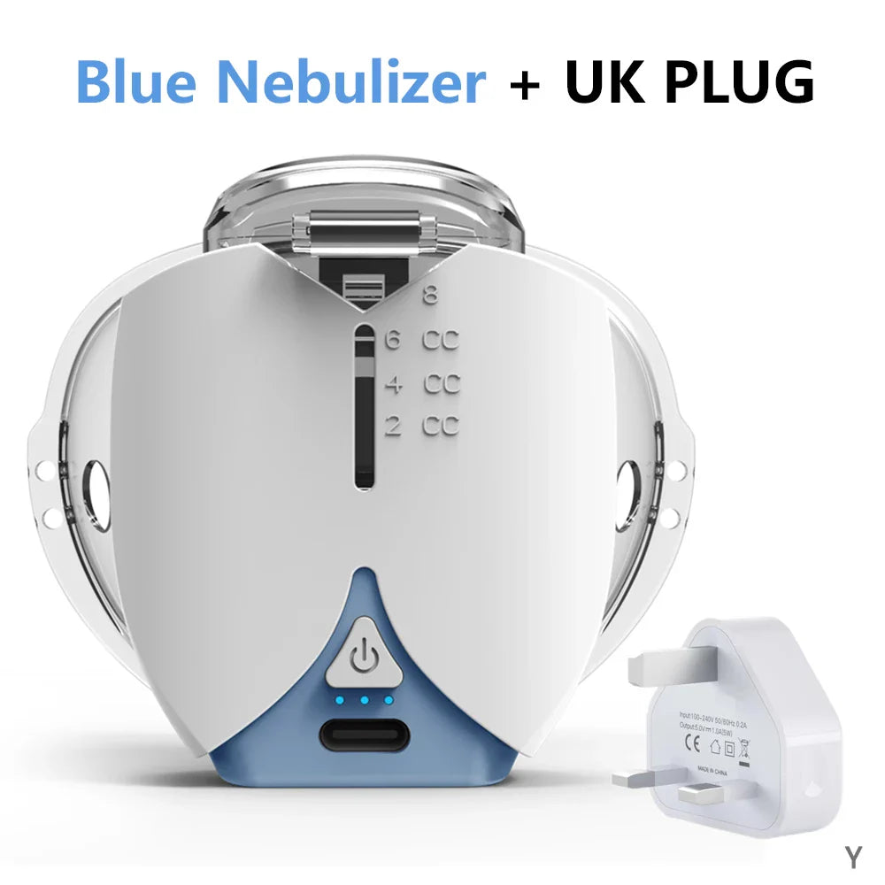 Mini Portable Silent Handheld Nebulizer – Ultrasonic Medical-Grade Inhaler for Babies, Kids & Adults with Cough or Asthma