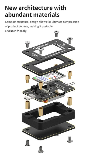 MECHANIC T-824 SE Tail Insertion Tester – Type-C & Lightning Interface Detector for Phone Repair Tools
