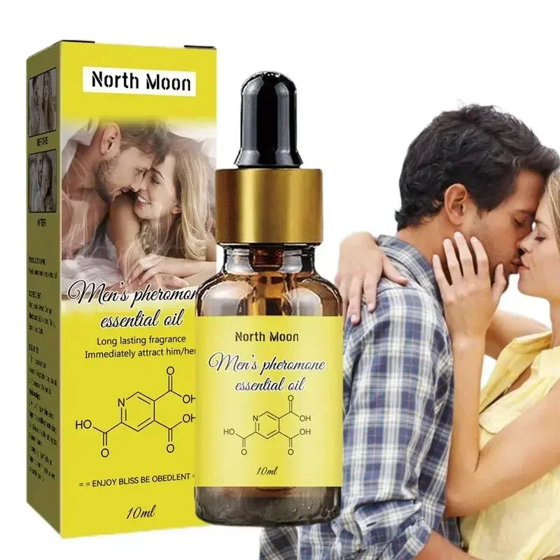 10ml Men's Pheromone Essential Oil – Long-Lasting Natural Body Essence Fragrance, Attracts Women