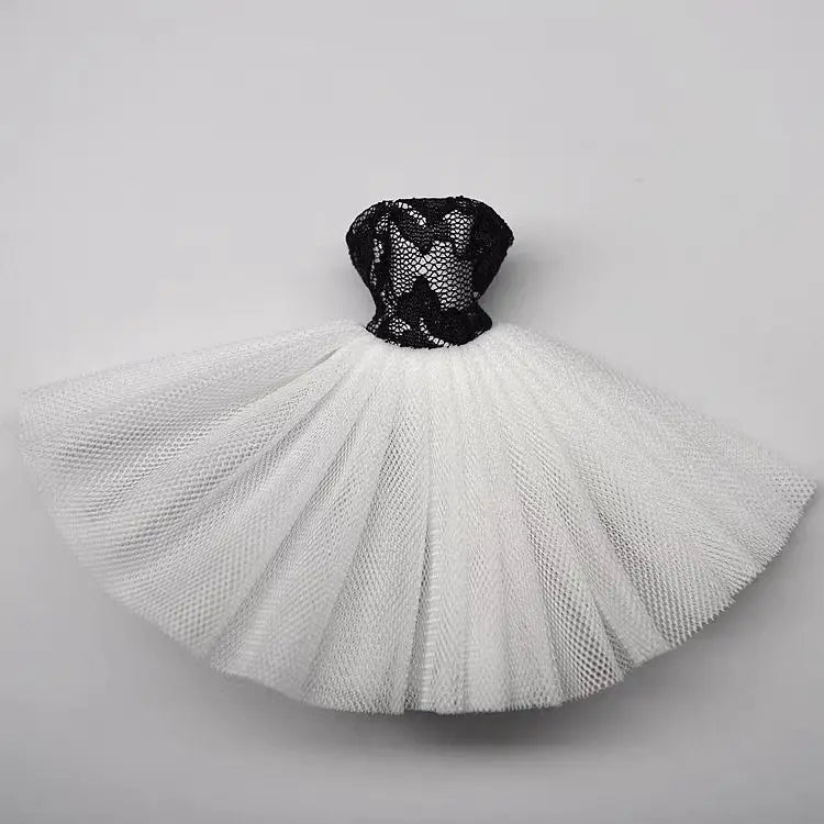 Chest Wrap Wedding Dress Skirt – Blythe, Licca, Azone OB22/OB24 Doll Dress-Up Accessories