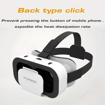 G05 3D VR SHINECON Headset – Adjustable Virtual Reality Glasses for 4.76-inch Android Smartphones
