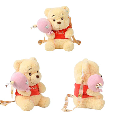 Disney Winnie the Pooh Piglet Plush Keychain — Cute Cartoon Doll Backpack Pendant | Kids Birthday Gift