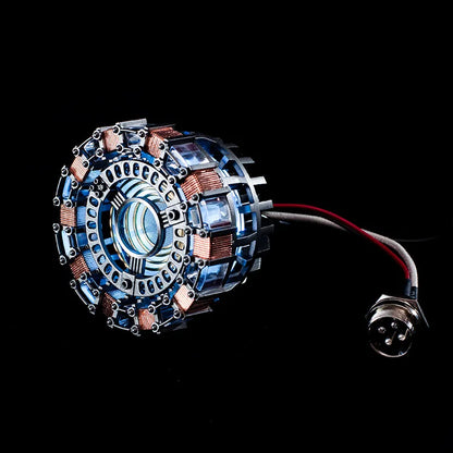 Avenger Iron Man MK1 Arc Reactor – Tony Stark Heart of Mark Figure with LED Light, 1:1 Cosplay Toy Chest Lamp for Kids Gift
