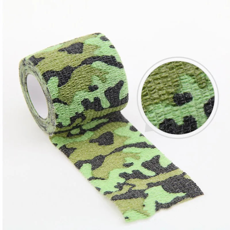 Camouflage Invisible Tape — Reusable Self-Cling Camo Wrap for Hunting Rifle & Outdoor Camping
