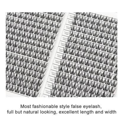 Individual Lash Extensions Kit – DIY Cluster Eyelash Book, False Lashes for Home Makeup