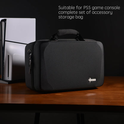 Hard Shell Carrying Case for PS5 – Protective Travel Bag for Console, Base & Accessories