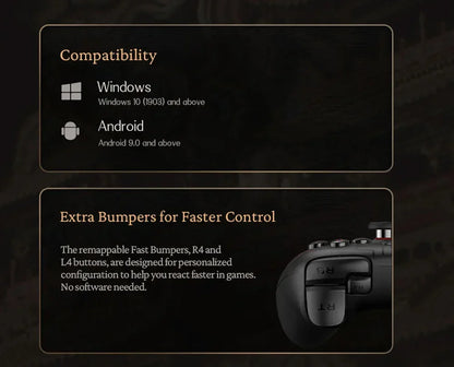 8BitDo Myth Wukong Ultimate 2C Gamepad - Wireless & Wired Gaming Controller for PC, Windows 10/11, Steam, Raspberry Pi & Android