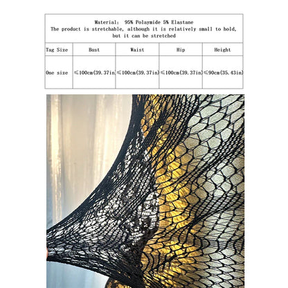 Women’s Fishnet Cover Up Dress – Hollow Out Summer Beachwear Sexy Hollow Knit Holiday Swim Cover Up