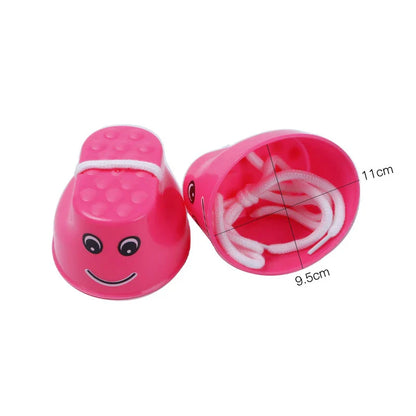 Plastic Walker Stilt Shoes — Balance Training Toy for Kids, Outdoor Fun & Kindergarten Learning Aids