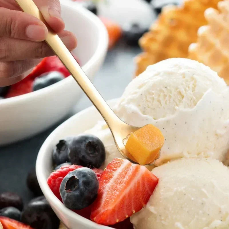 Cute Cat Claw Stainless Steel Spoon Set (1/8PCS) – 304 Dessert, Ice Cream, Coffee & Tea Spoon Kitchen Tableware