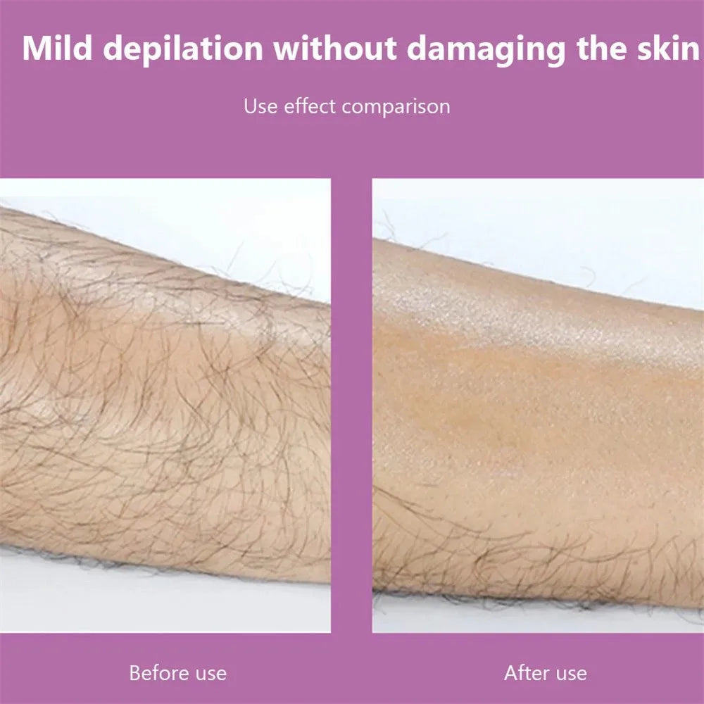 Crystal Hair Removal Eraser – Reusable Painless Glass Epilator for Easy Body Hair Removal & Depilation