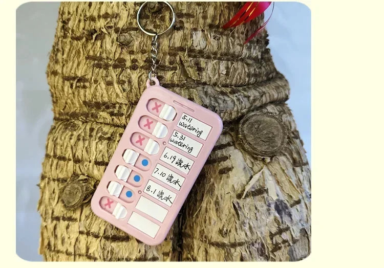 Kids Self-Discipline Checklist Memo Board – Daily Planner To-Do List with Detachable Keychain, Korean Stationery Task Board