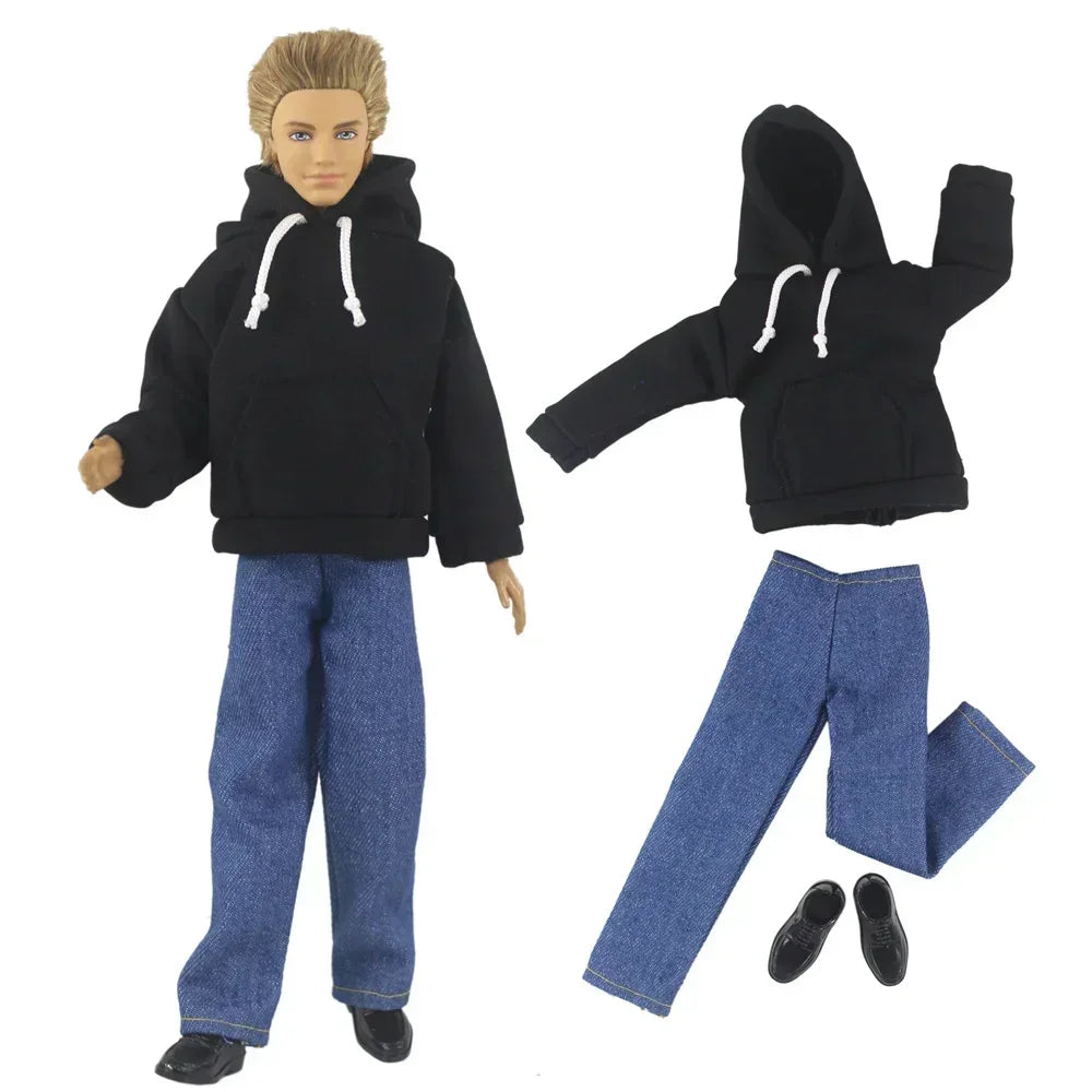 12-Inch Ken Doll Clothes – Casual Sweater Outfit, Multiple Styles Available