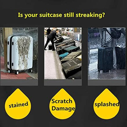 Full Transparent Luggage Cover – Waterproof, Dustproof, Durable PVC Suitcase Protector for Travel