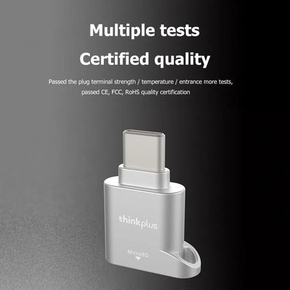 D201 USB-C Card Reader 480Mbps – OTG Type-C Adapter for Micro SD/TF Cards Up to 512GB for Laptop & Smartphone
