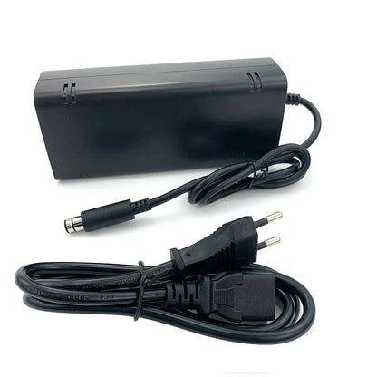 Xbox 360 E Console Power Supply Adapter – 110-240V with US/EU/UK Plug & Replacement Cable