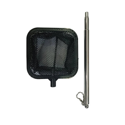 Stainless Steel Retractable Aquarium Fish Net – Small Shrimp Fishing Net for Fish Tank Cleaning and Water Maintenance Accessories Tool