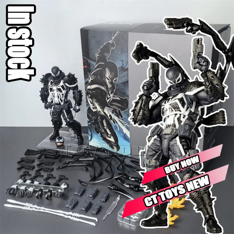 Ct Toys Spiderman Mafex 143 Ben Reilly Comic Version – The Amazing Spider-Man Anime Action Figure, Collectible Toy Gift