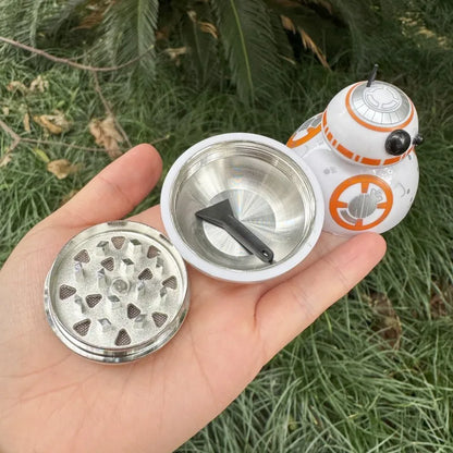 Multifunctional 3-Layer Zinc Alloy Hand Crusher – Pepper Mill Grinder for Kitchen Spices & Smoking Accessories