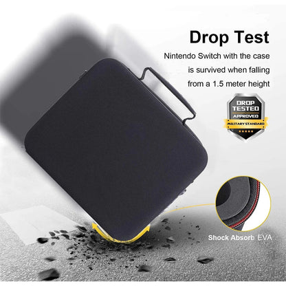Nintendo Switch OLED Carrying Case - Large Capacity Storage Pouch with Card Slot | Protective Bag for Game Accessories