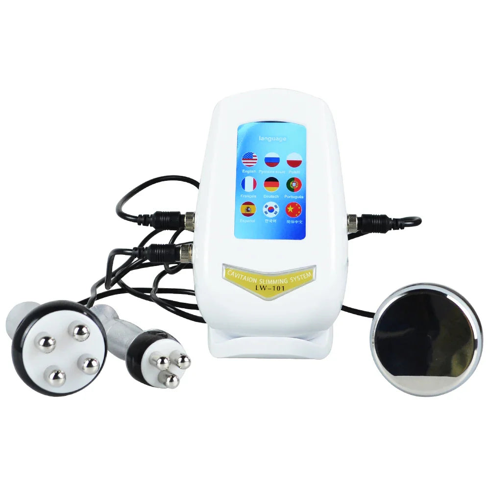 3-in-1 Beauty Body Slimming Massager – Cavitation Machine for Face & Body Tightening, Lifting, and Skincare