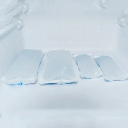5PCS Reusable Gel Ice Bags — Automatic Water Absorption Insulated Ice Packs for Pain Relief, Cold Compress & Food Cooling