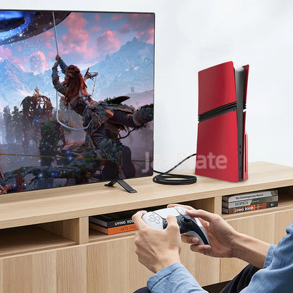 PS5 Pro Disc Console Accessories – Hard Plastic Protective Replacement Faceplate Cover, Color Case