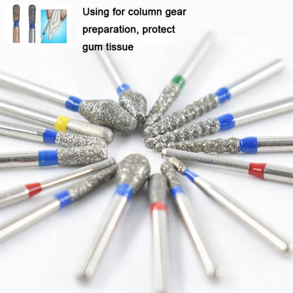 5pcs FG Dia 1.6mm Dental Drills – High-Speed Handpiece Diamond Burs for Teeth Whitening