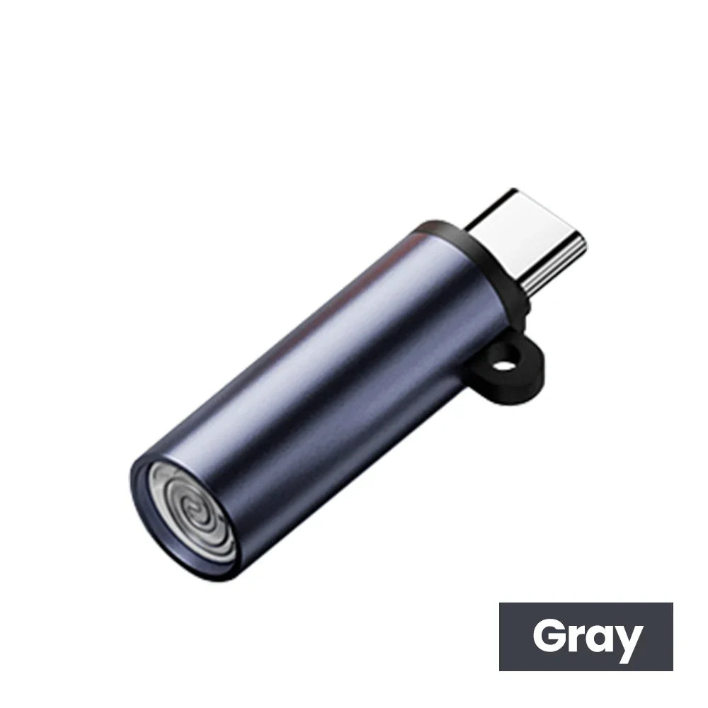 Type C Mini Cigarette Lighter - USB-C Blow-to-Ignite Auto Shut-Off Outdoor Safety Adapter for iPhone 17