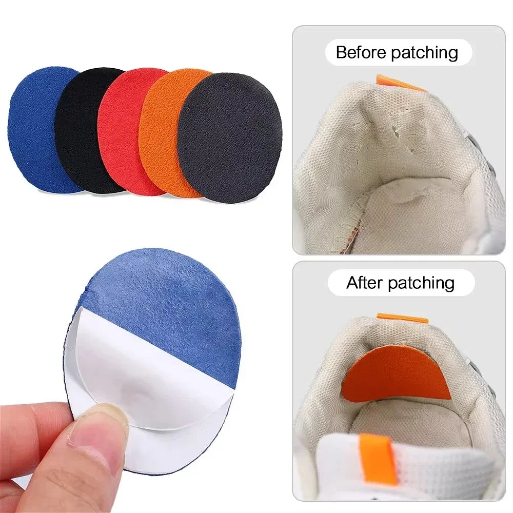 Sports Shoes Heel Repair Stickers – Suede Anti-Wear Self-Adhesive Patches & Insoles