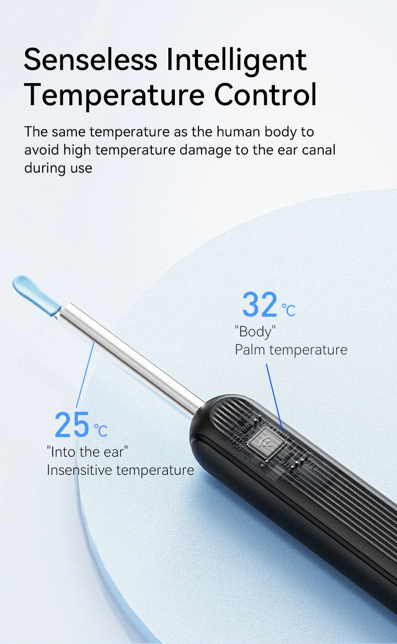 Wireless Ear Wax Cleaner with Camera – Safe Earwax Removal Endoscope with LED Light, Ear Cleaning Tool for Ear Care