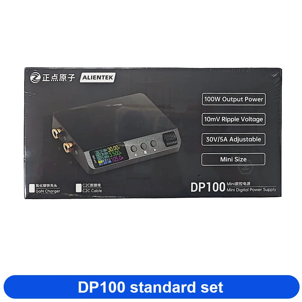 DP100 Mini DC Lab Power Supply — Adjustable 30V 5A Portable Digital Switching Bench Power Supply