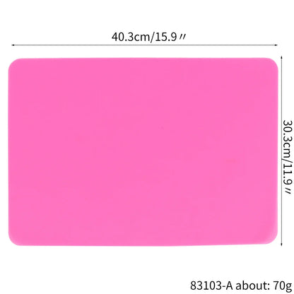 Silicone Table Protector Placemat 40x60cm – Heat Resistant, Waterproof, Non-Slip Mat for Kids Crafts & Kitchen Counter