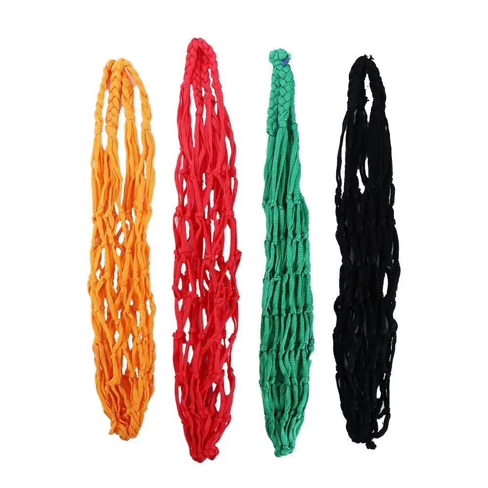 Nylon Drawstring Ball Storage Bag - Multi-Sport Carry Bag for Basketball, Soccer, Volleyball, Football - Youth Self Trainer Kick Net