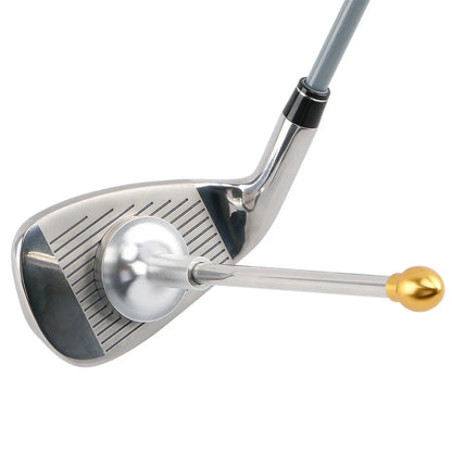 Golf Alignment Stick – Stainless Steel Swing Trainer with Magnetic Suction Cup for Swing Correction & Training Aids