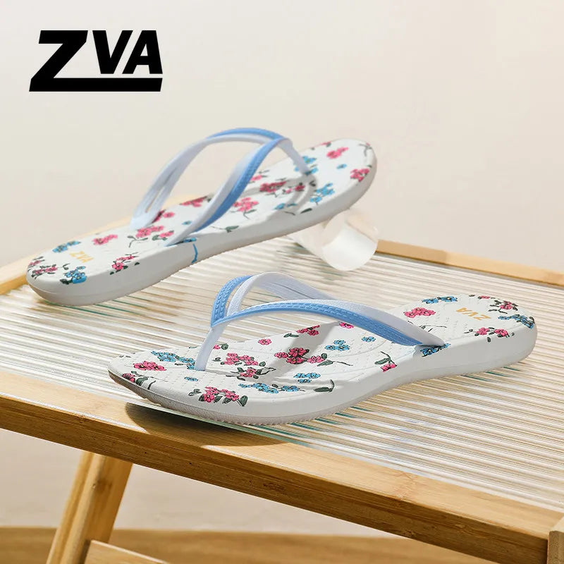 Women’s Pink Waterproof Flip Flops - Thick Sole Non-Slip Bathroom Sandals