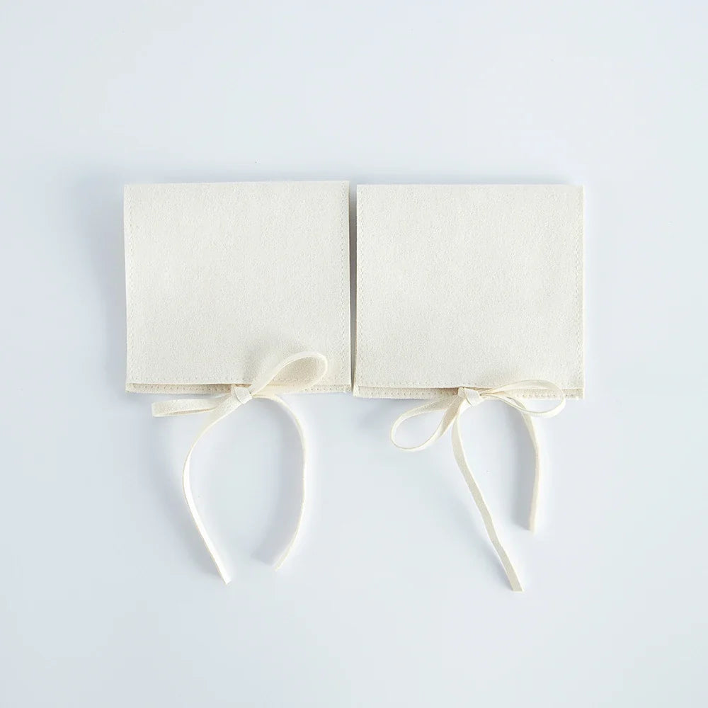 10PCS Velvet Jewelry Gift Pouches - Elegant Wedding Favor Bags & Microfiber Cosmetic Storage Bags