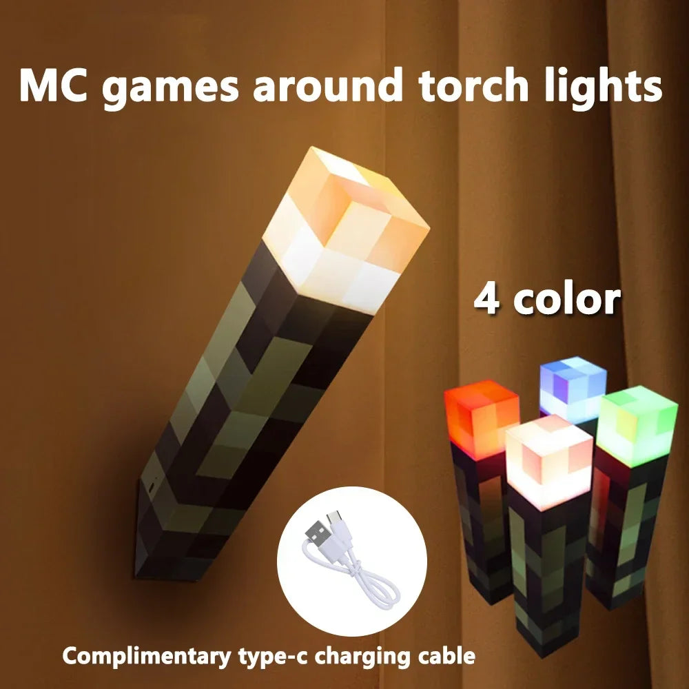 Minecraft Sword Night Light – Color-Changing Table Lamp, Game-Inspired Decorative Gift for Children
