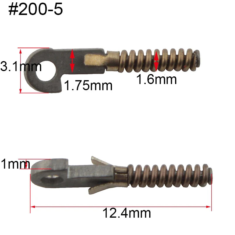 100pcs Glasses Spring Insert Hinges – Eyeglasses Repair & Replacement Accessories