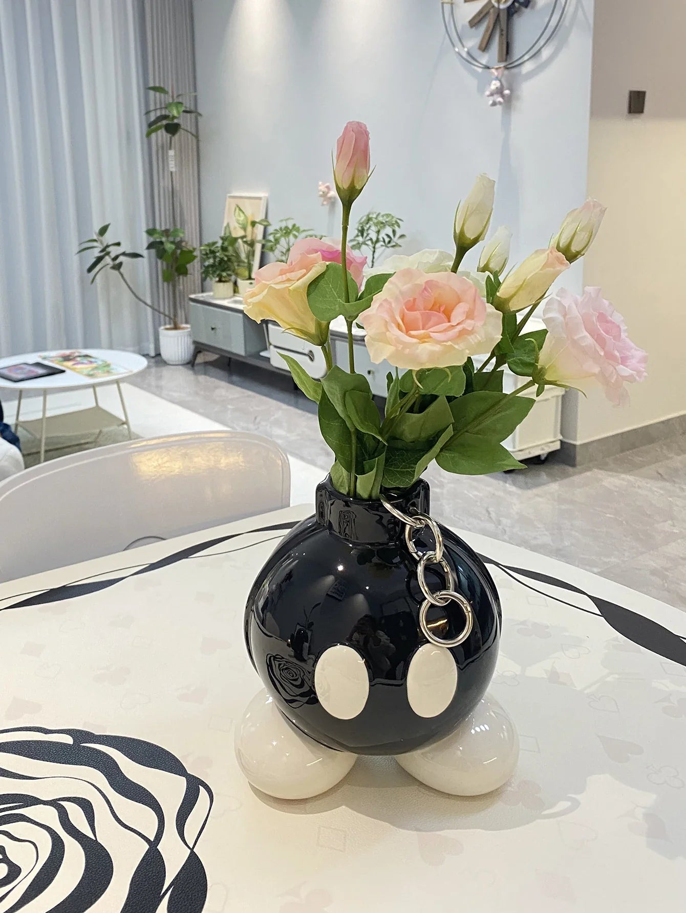 Original High-Style Ceramic Boom Vase – Ins-Style Home Decoration for Living Room, Corridor, Entrance & Balcony