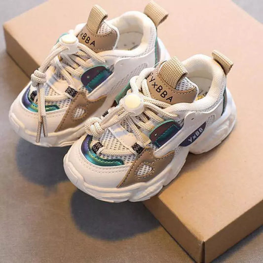 Size 21-36 Baby Toddler Shoes – Breathable Mesh Casual Sneakers for Boys and Girls, Non-Slip Sport Shoes